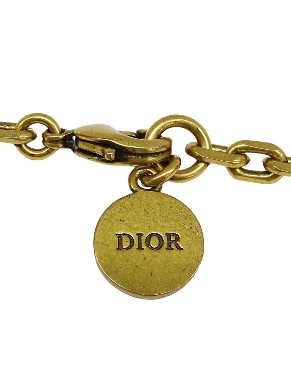 Dior Necklace Faux Pearl Rhinestone J'adior Gold Star Gorgeous - Picture 5 of 8